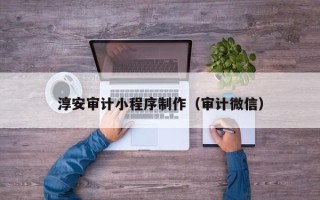 迪庆淳安审计小程序制作（审计微信）